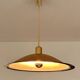 Large Scandinavian Pendant Light in Brass