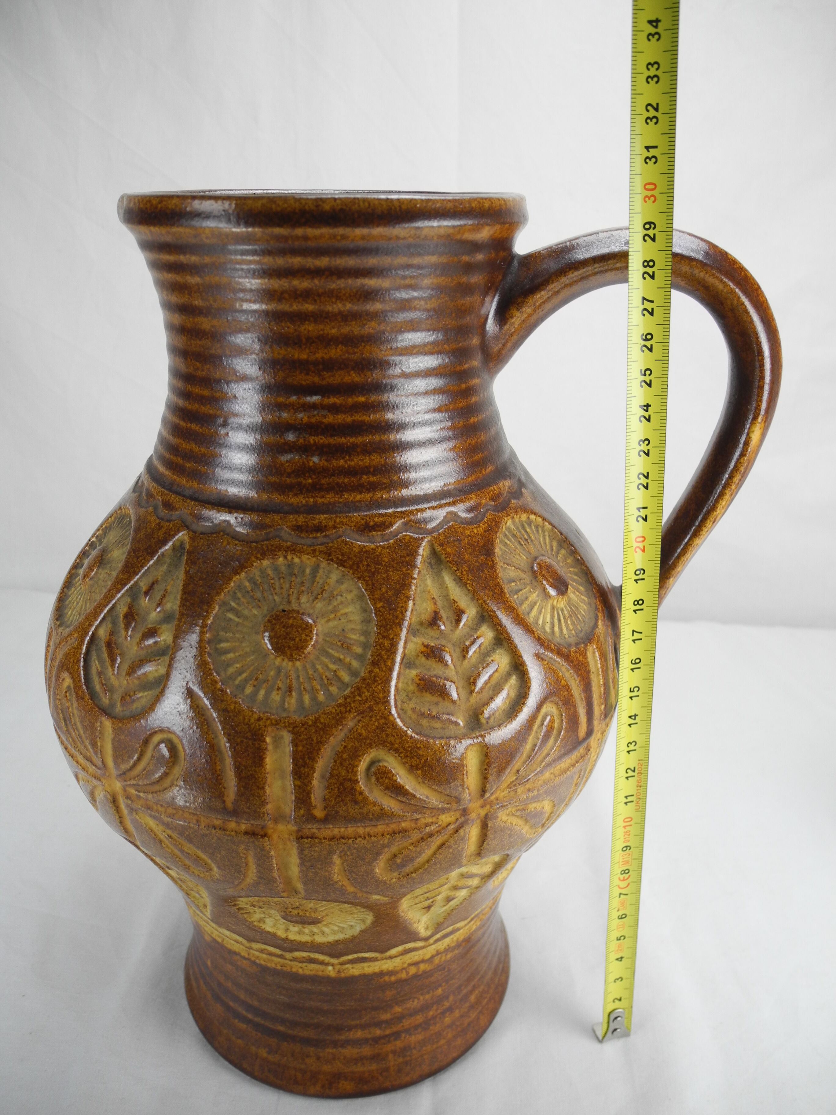 Vase uebelacker keramik 1852/30 vintage decor