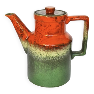 Vintage 70s Ceramic Coffee Pot