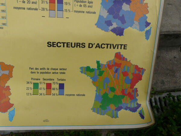 Affiche scolaire MDI La France sa population et structure de la population