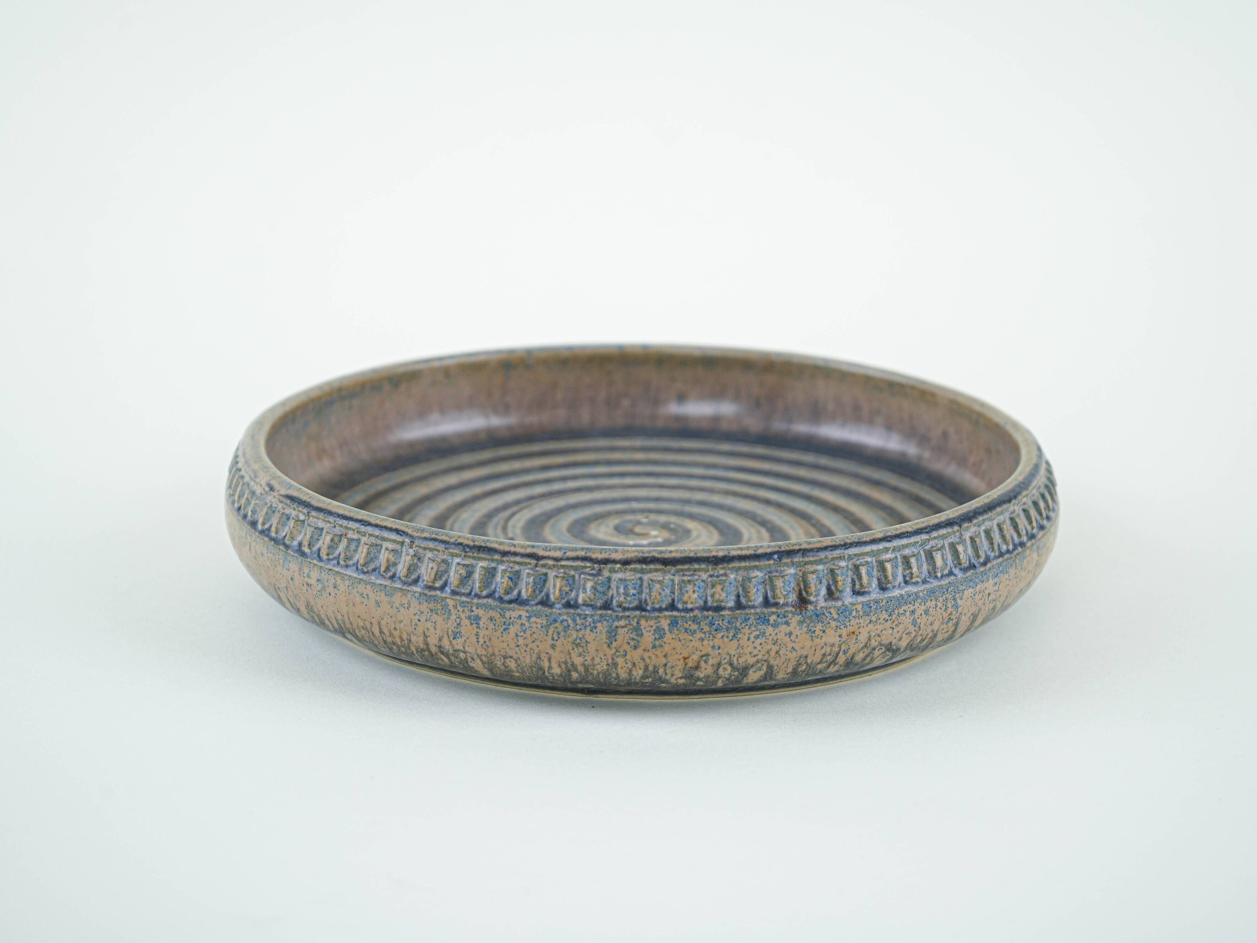 Ceramic bowl, Danish design, 1960s, manufactured by Lovemose