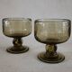 2 verres coupes verrerie de Biot