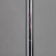 Art Deco chrome floor lamp, milk glass, walnut base, 1930s Czechoslovakia