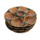 Set of 4 plates with oyster slurry