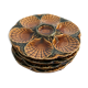 Set of 4 plates with oyster slurry