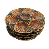 Set of 4 plates with oyster slurry