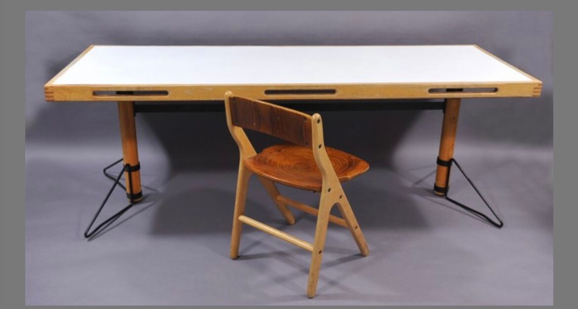 Marc Held chair and table set for Ibm Montpellier