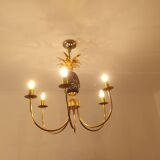 Pineapple chandelier from the 70'S in brass