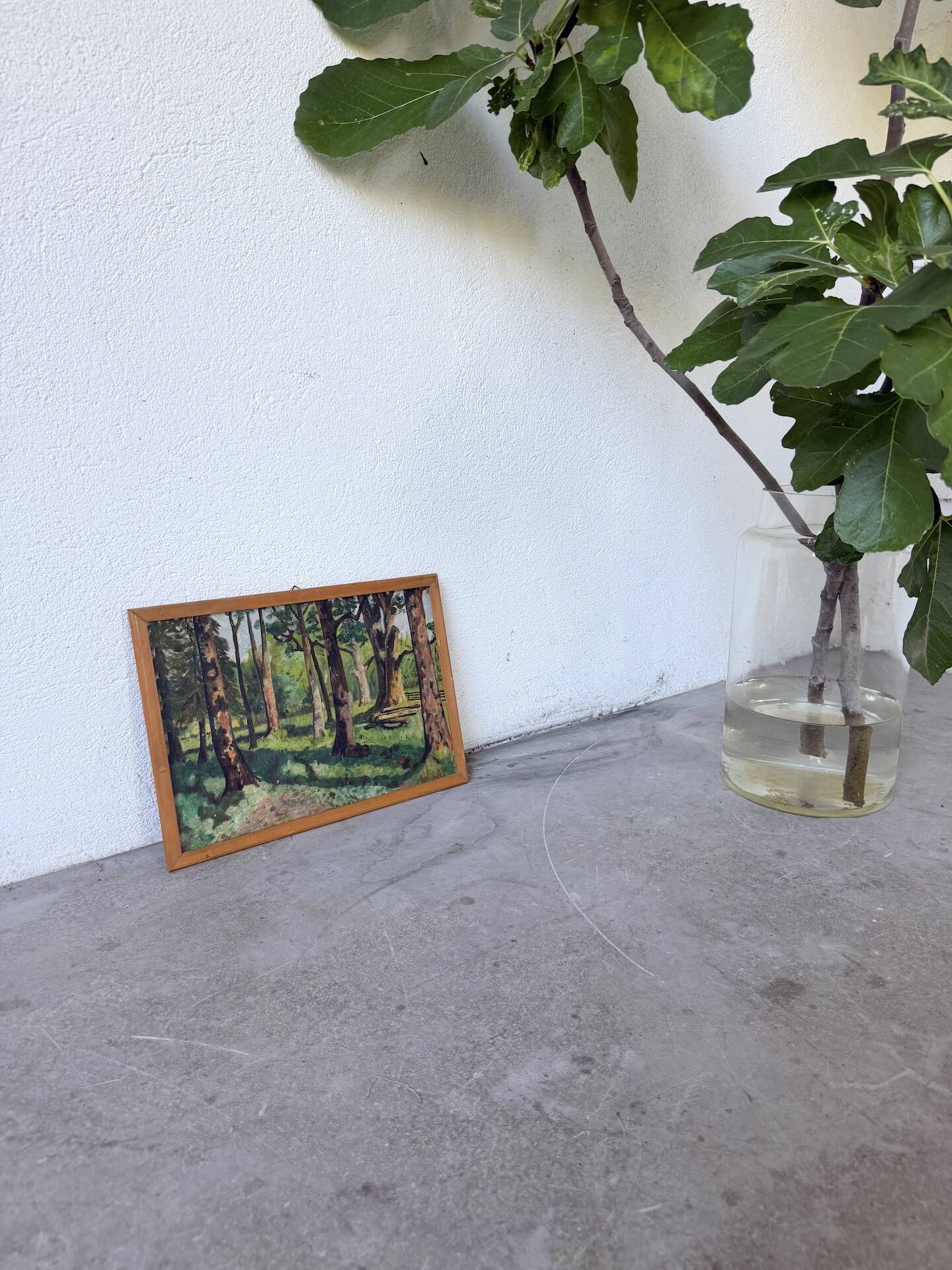 Small oil painting J. Biot