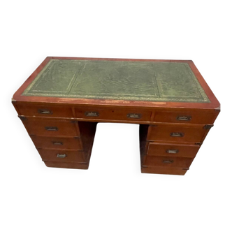 Elegant english marine desk bois des iles