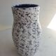 Vintage lava ceramic vase 1960