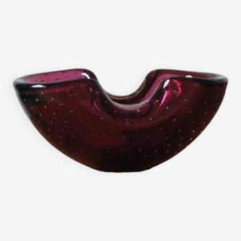 Glass Bowl or Ashtray, Italy, 1970s