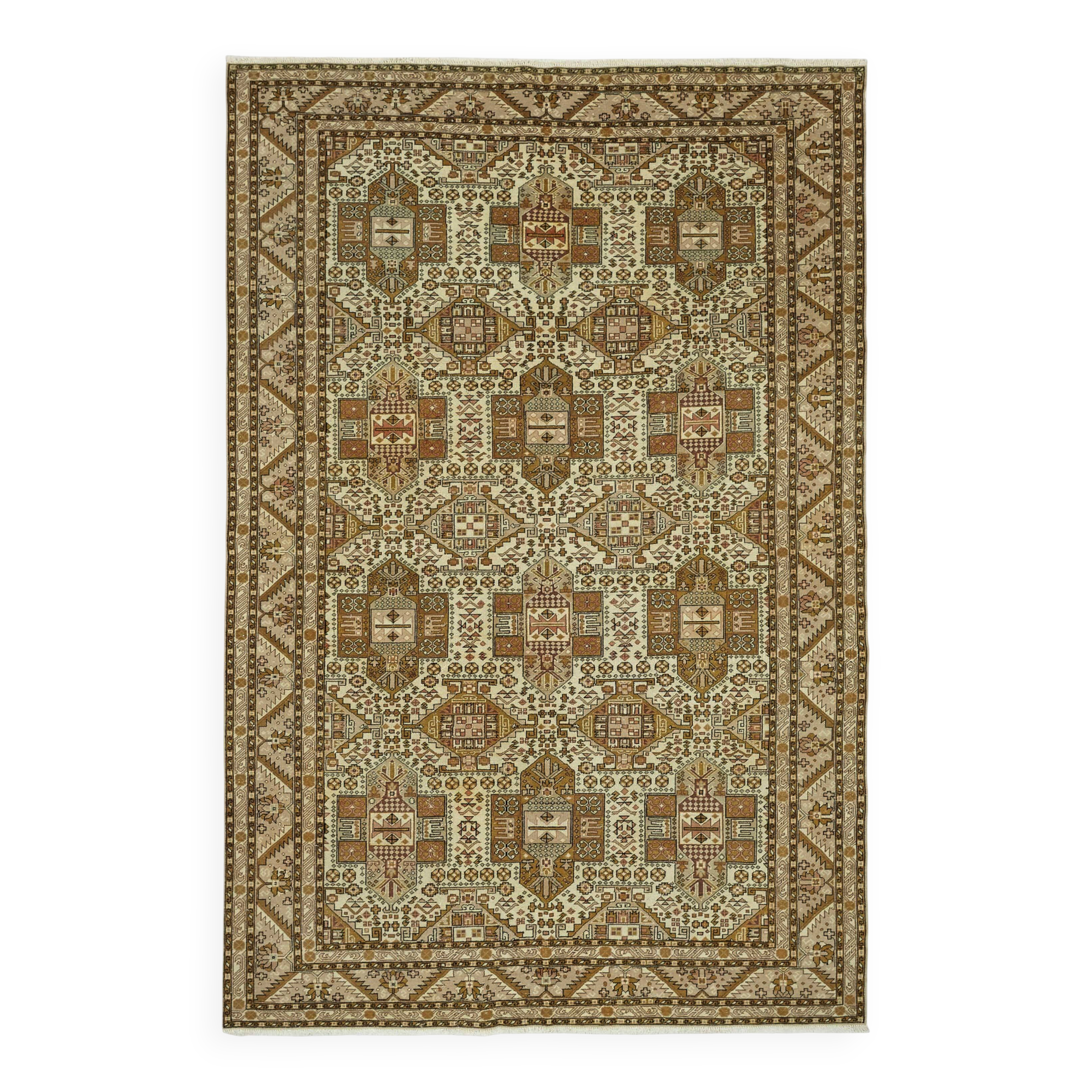 Turkish Wool Vintage Kayseri Rug 198 cm x 295 cm