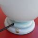Lampe en opaline art déco