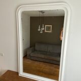 Mirror louis philippe at the end of 19th. 150x100. white.
