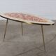 Artist mosaic table K. Theessen coffee table vintage