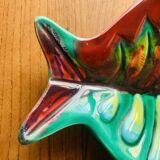 Plat vintage en forme de poisson Cérenne Vallauris