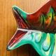 Vintage fish-shaped dish from Cérenne Vallauris