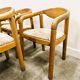 Ensemble de six chaises en pin Rainer Daumiller, années 1970
