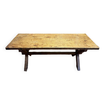 Table de ferme monastère en chêne massif X