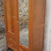 Wardrobe wooden vintage 60