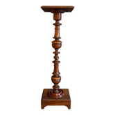 Colonne sellette noyer xixeme