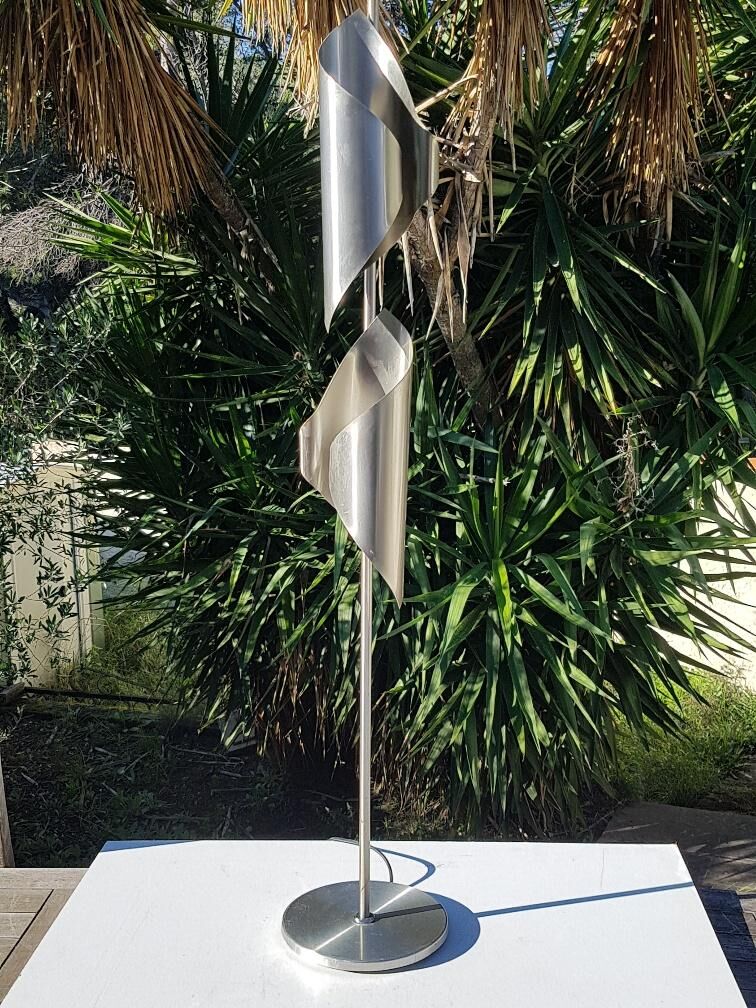 70s design stainless lamp