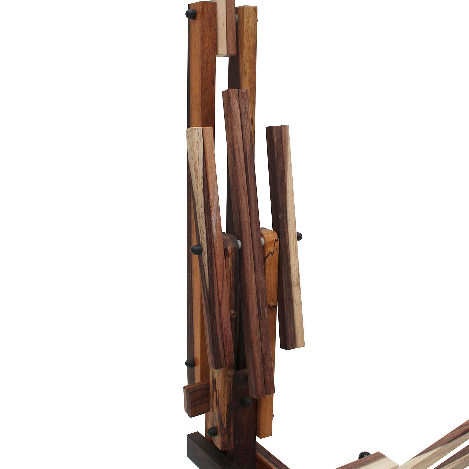 Italian Sculptural Wooden Chairs Sono by Anacleto Spazzapan, 1980s, Set of Two