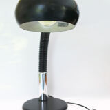 Table lamp or desk gamma lux italy black and chrome