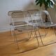4 chaises Plia by Giancarlo Piretti @ castelli circa 1970