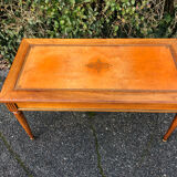 Louis XVI style coffee table leather