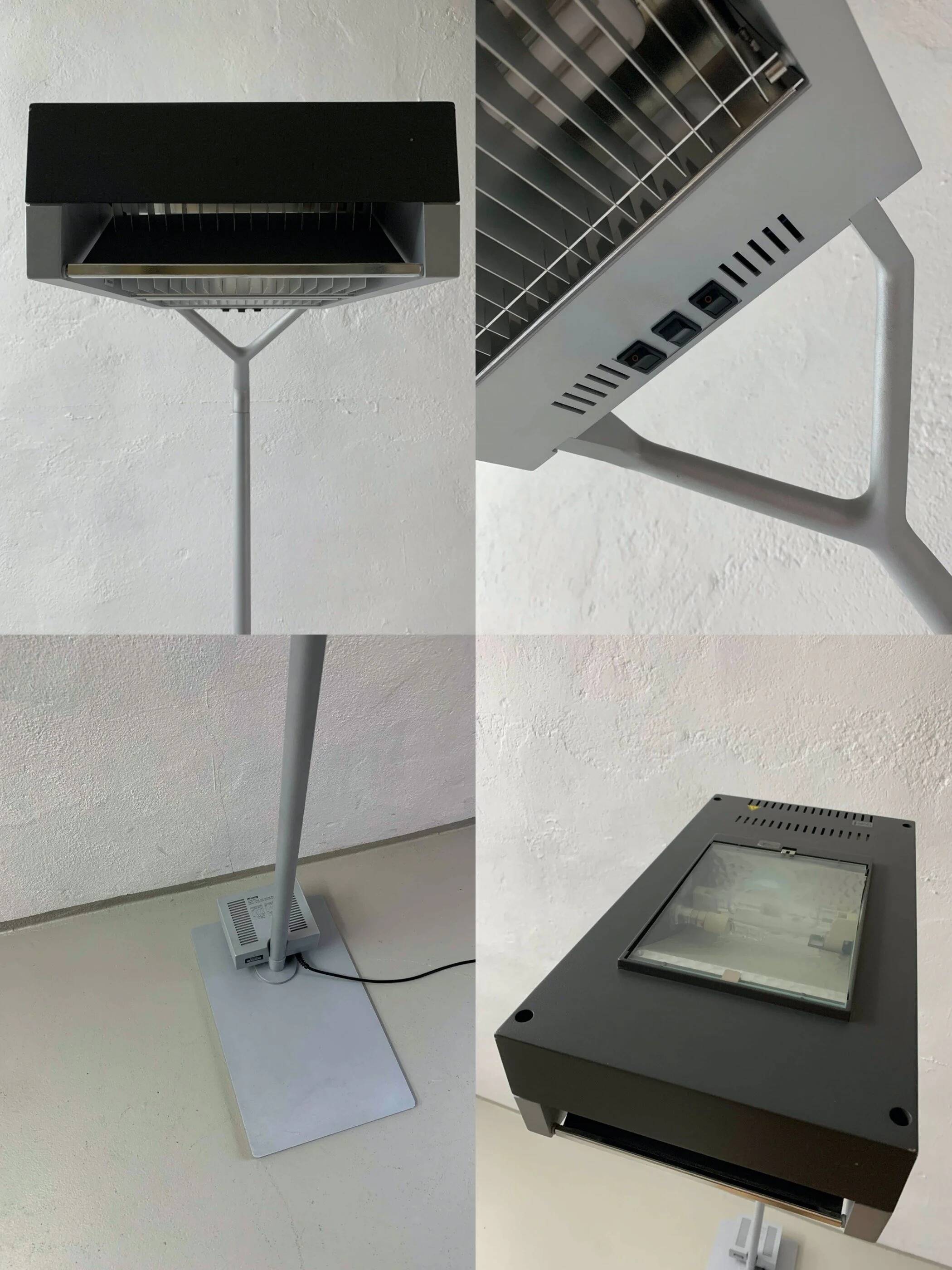 Large metal lamp by Glen Oliver Löw and Antonio Citterio from Ansorg | 1990s