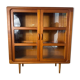 Teak bookcase with glass doors, Denmark 1960