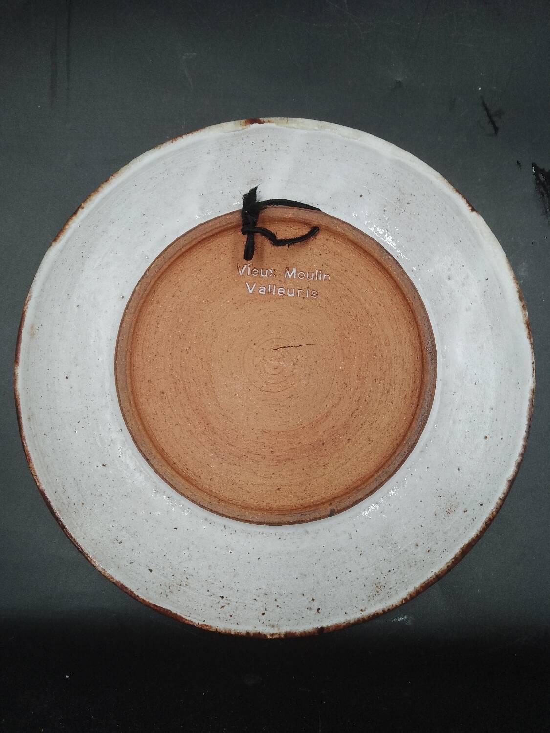 Sandstone plate from Vallauris the old mill Robert Pérot, Malarmey