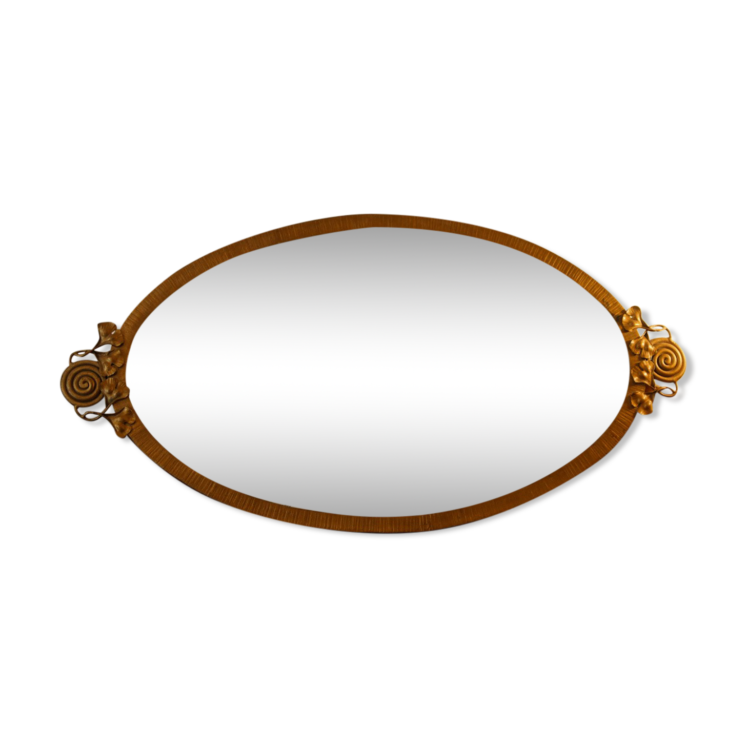 Art Nouveau beveled mirror