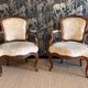 Pair of Louis XV armchairs stamped Nogaret in Lyon, 18th century