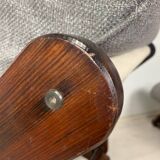 Pair of folding armchairs
