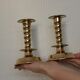 Pair of Swedish mid-century candlestick holders