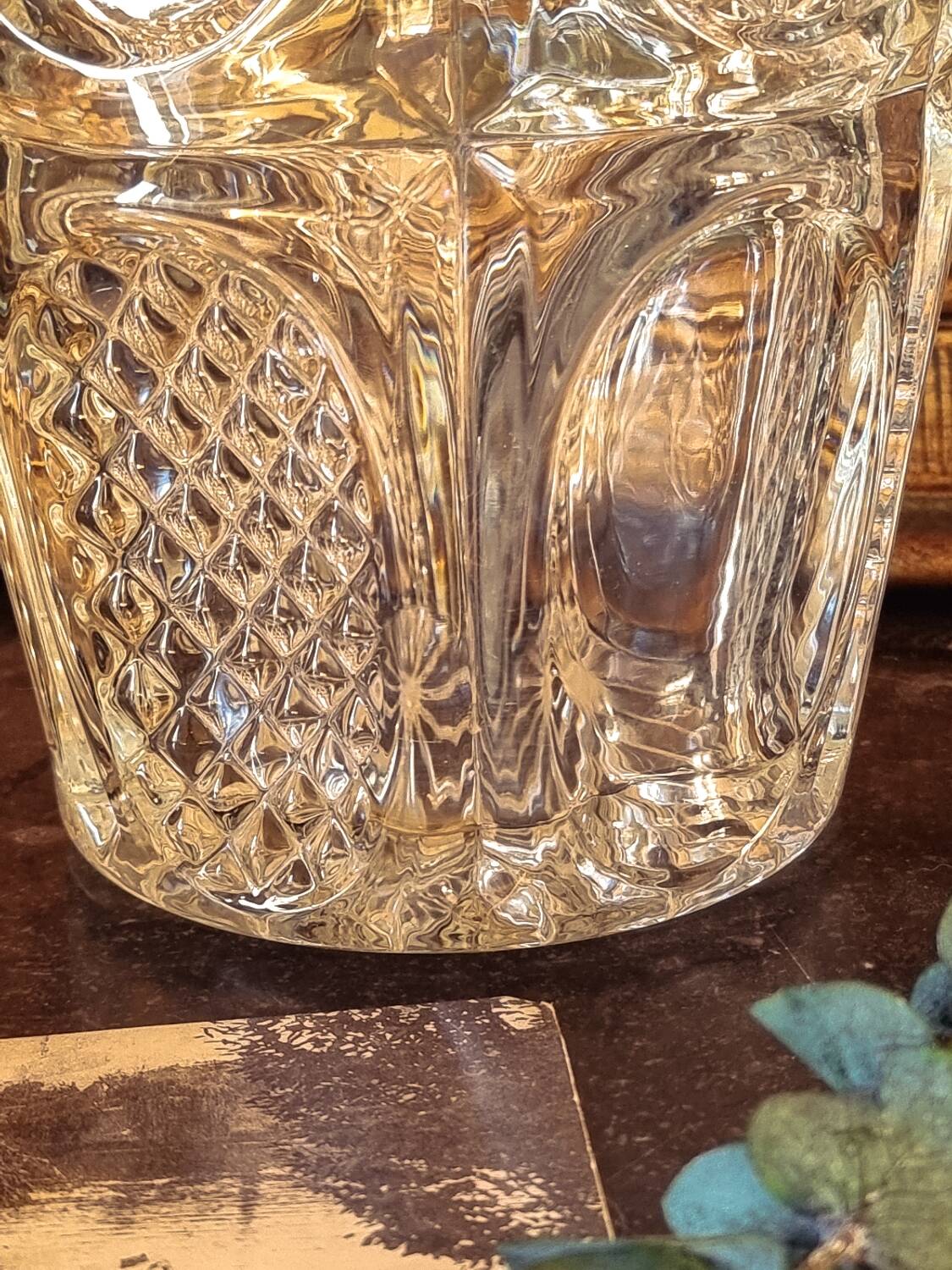 Oberglas crystal vase