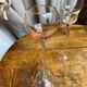 Blown glass liqueur glasses