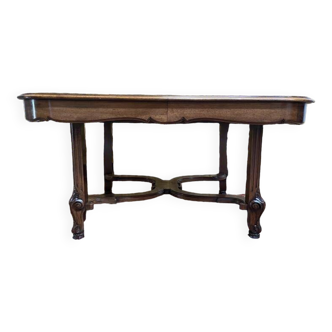 Louis XVI style walnut dining table