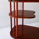 Scandinavian vintage mahogany trolley, 1940s
