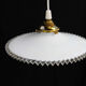 Suspension blanche en opaline