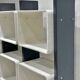 Large fiber and wood  shelf