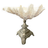 Shell-shaped trinket dish on a base