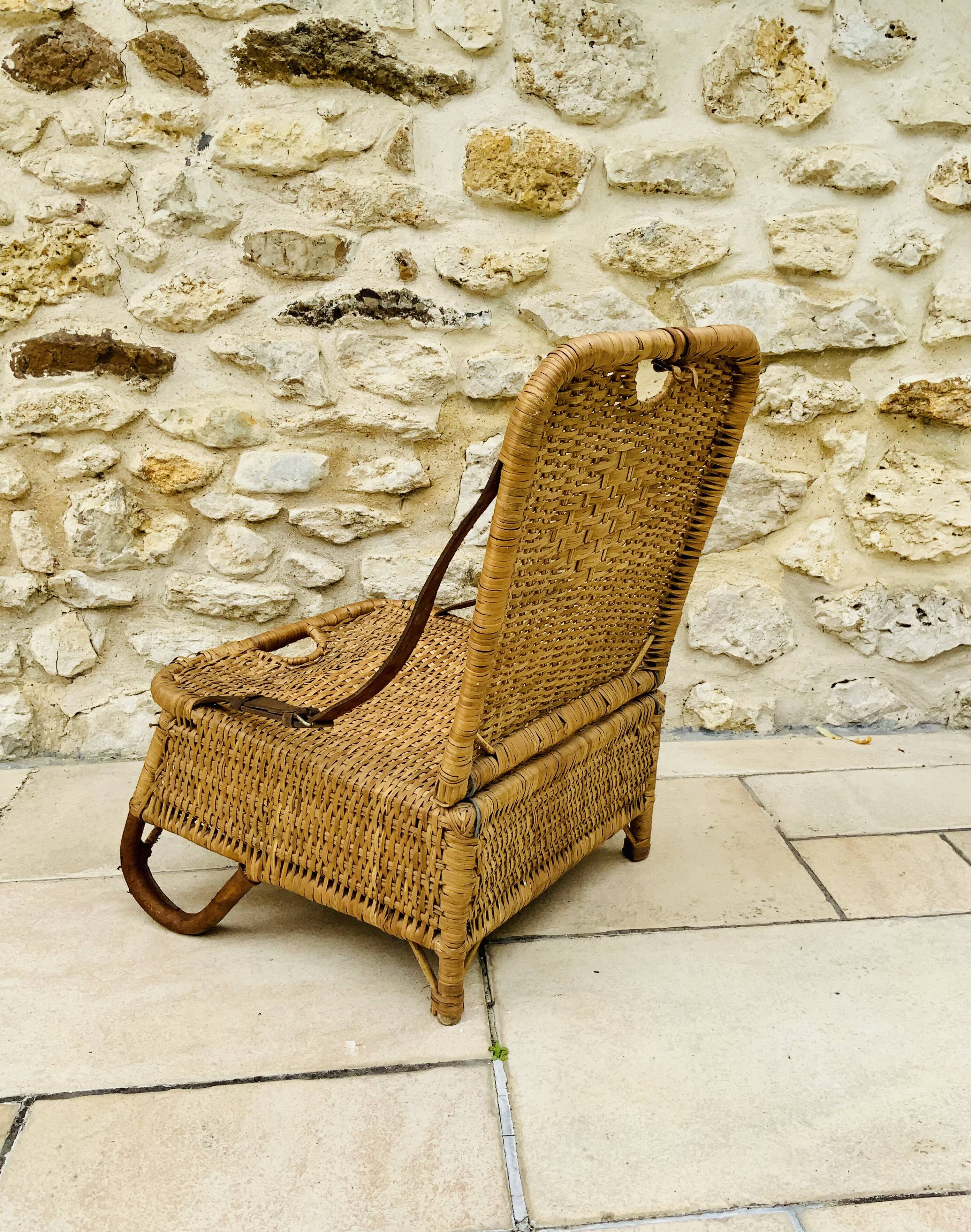 Foldable fishermen's seat