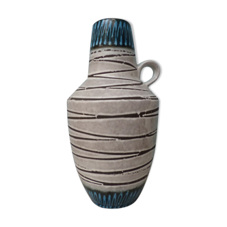 Large 60s vase in glazed ceramic