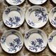 Sarreguemines ironstone flat plates, Damascus model
