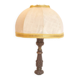 Small bronze foot lamp