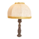 Small bronze foot lamp